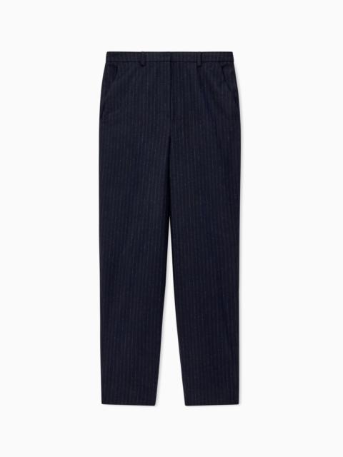 EMPORIO ARMANI PINSTRIPE WOOL BLEND PANTS SIGNATURE CAPSULE