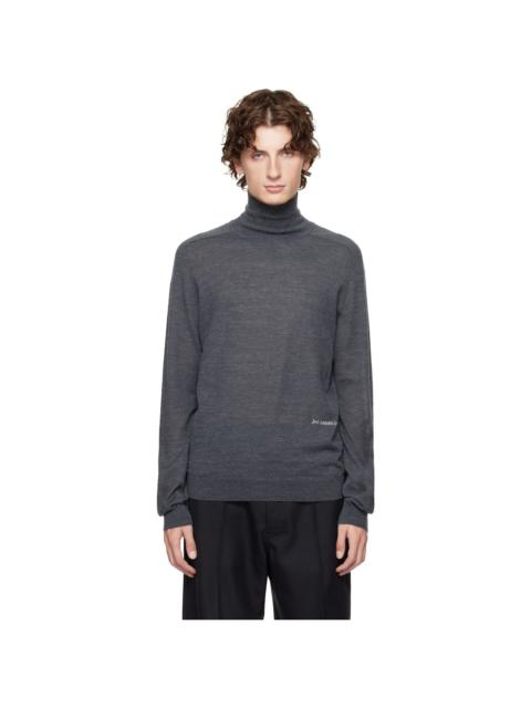 JW Anderson Gray Logo Turtleneck