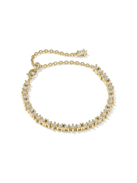 KENDRA SCOTT Fate Gold Tennis Bracelet