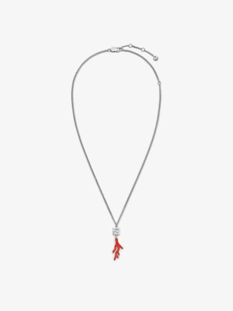 FENDI Coral FF necklace