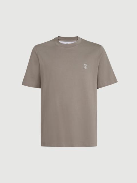 Brunello Cucinelli Cotton jersey crew neck T-shirt with logo
