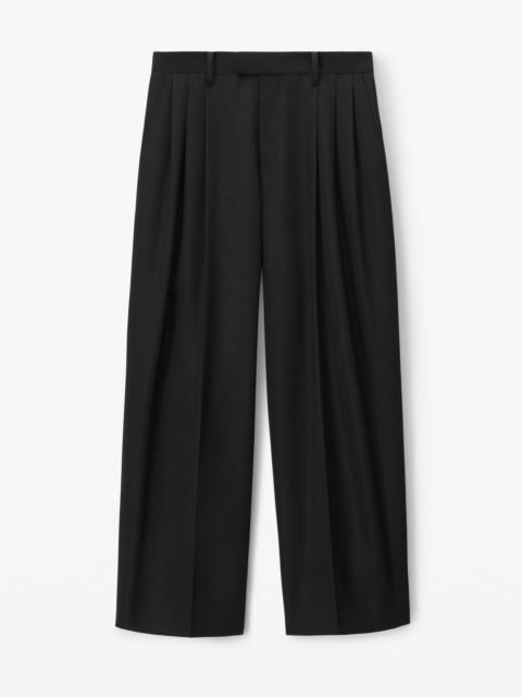 Alexander Wang THREE PLEAT TAILORED PANT IN WOOL BLEND