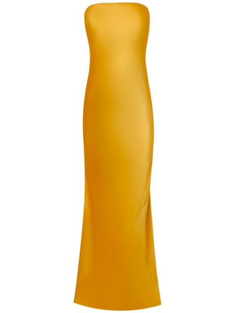 Alejandra Alonso Rojas bow-detail bustier gown