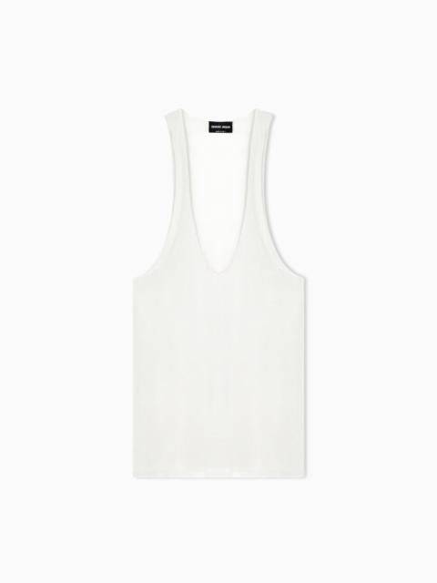 GIORGIO ARMANI VISCOSE LUREX TOP