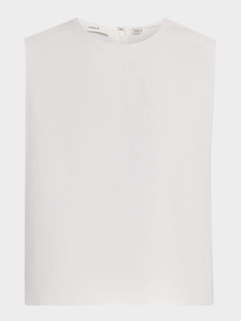 Vince Linen Crewneck Top