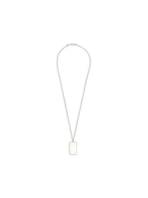 Maison Margiela four-stitches pendant necklace