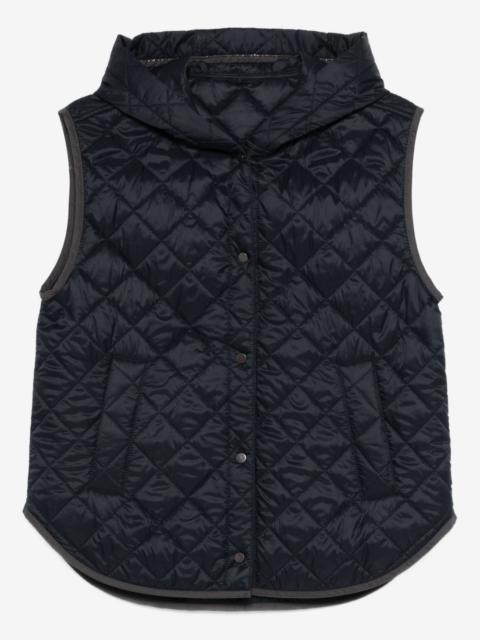 Brunello Cucinelli hooded quilted gilet