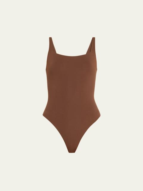 SKIMS Fits Everybody Square-Neck Bodysuit