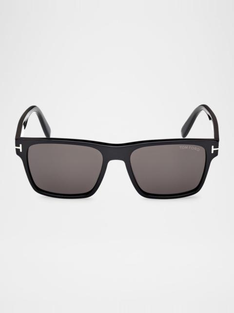 TOM FORD Men's Calder Acetate Square Sunglasses