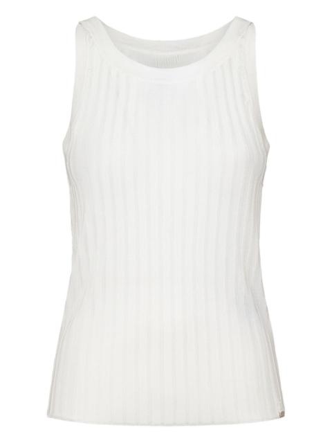 Herno ribbed sleeveless top