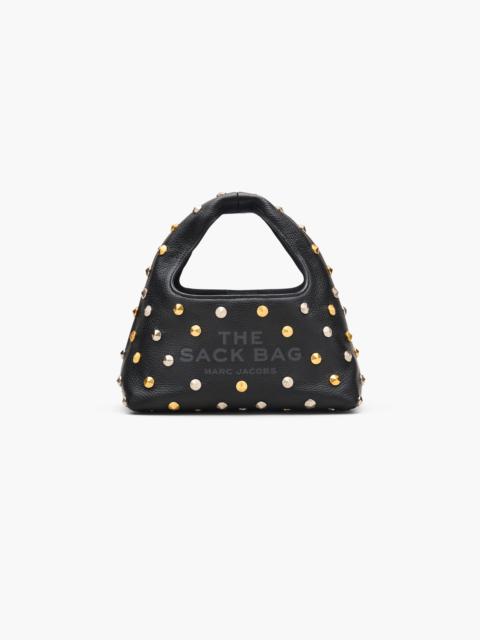 THE GLAM STUDS LEATHER MINI SACK BAG