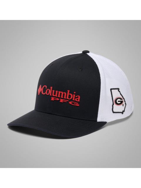 Columbia PFG Mesh Snap Back Ball Cap - Georgia