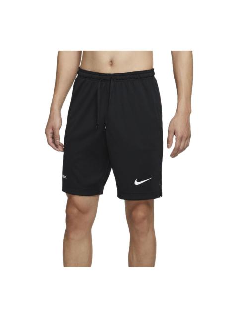 Nike Nike Quick Dry Material Logo Printing Shorts Black DH9664-010