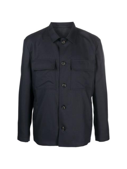Attitude wool-blend shirt jacket