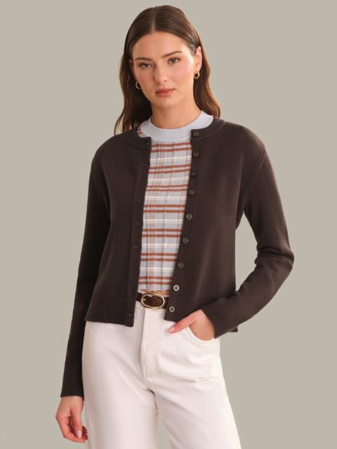 525 america Briony Crew Neck Front Cardigan