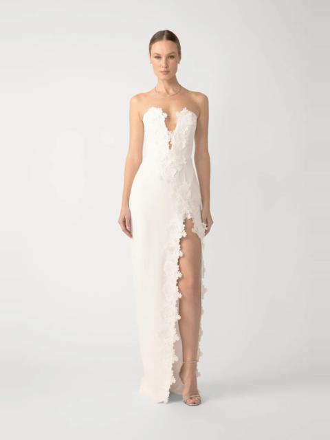 SAU LEE FLORENCE STRAPLESS GOWN