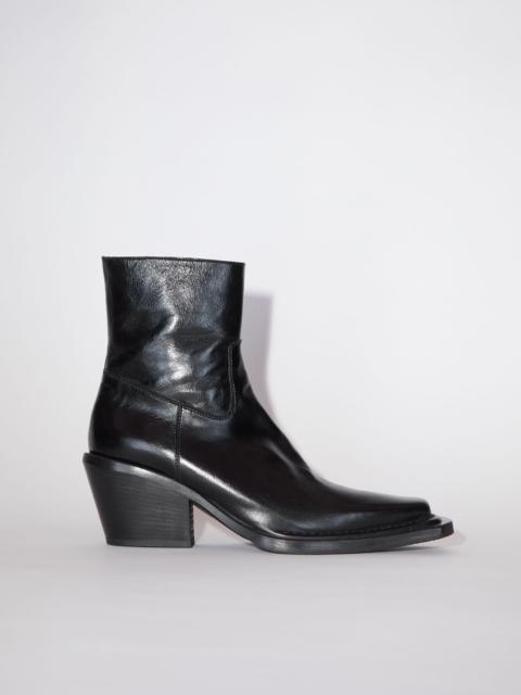 Acne Studios Leather Ankle boots - Black