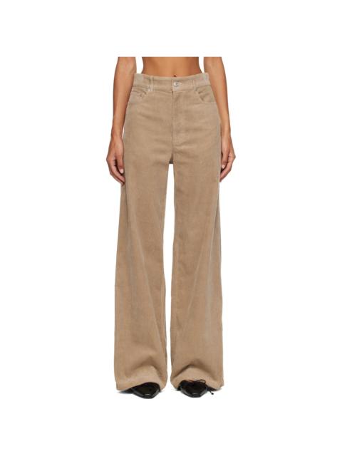A.P.C. Beige Clyde Trousers