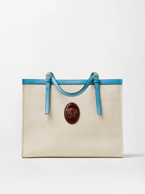 VERSACE Rivière Large Canvas Tote