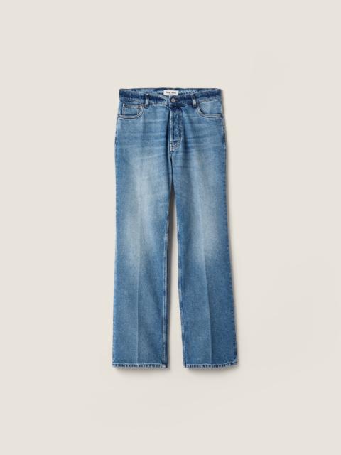 Miu Miu Washed denim jeans