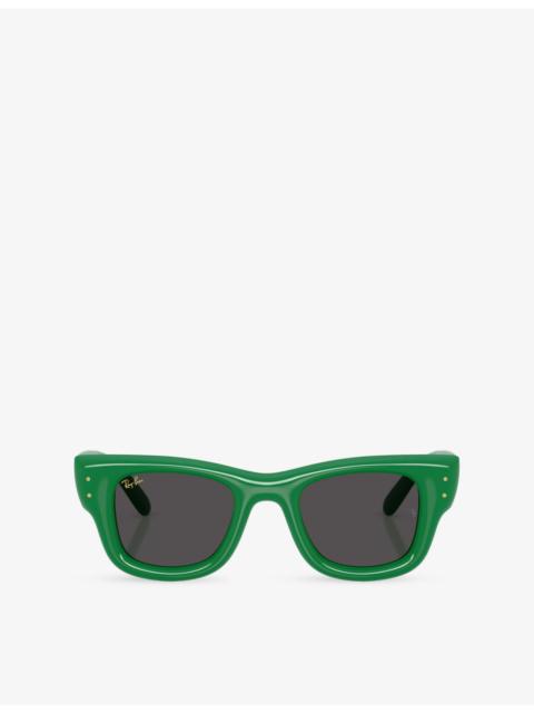 Ray-Ban RB4940 Wayfarer Puffer Square-Frame Nylon Sunglasses