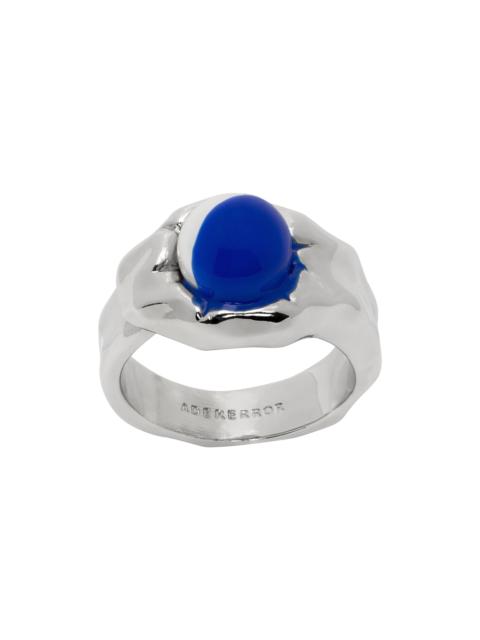 ADER error Silver & Blue Pearl Ring