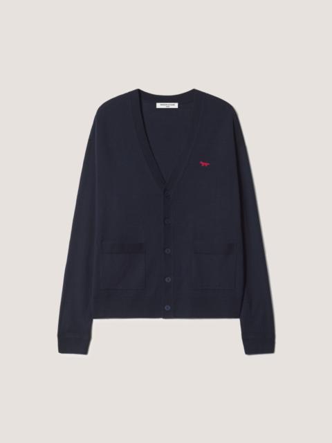 Maison Kitsuné RED PROFILE FOX COMFORT CARDIGAN