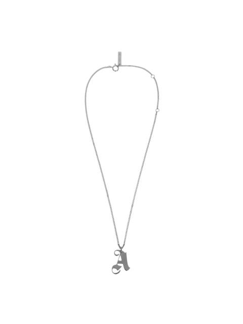 1017 ALYX 9SM "A" NECKLACE SILVER