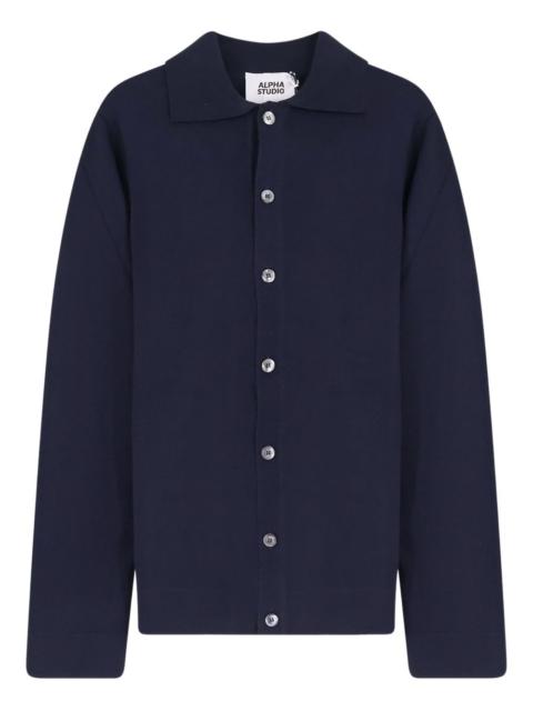 ALPHA INDUSTRIES Alpha Studio buttoned collared cardigan
