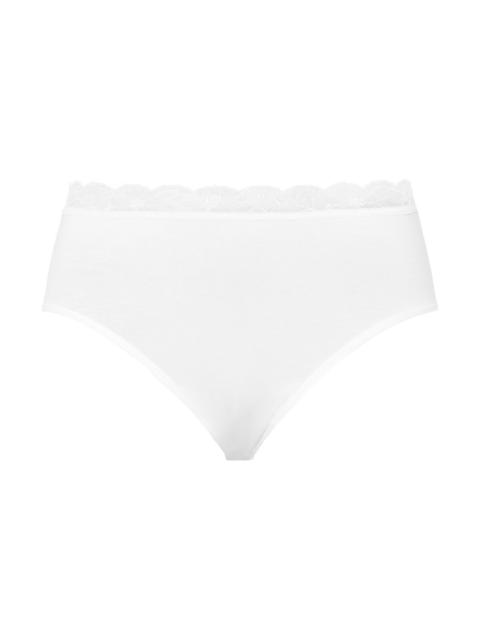 HANRO Cotton Lace Lace-Trim Cotton Full Brief