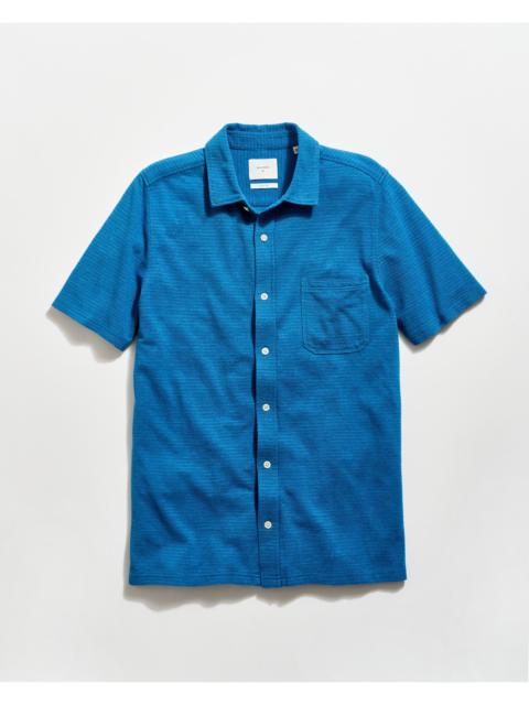 Billy Reid Short Sleeve Textured Treme Knit Shirt