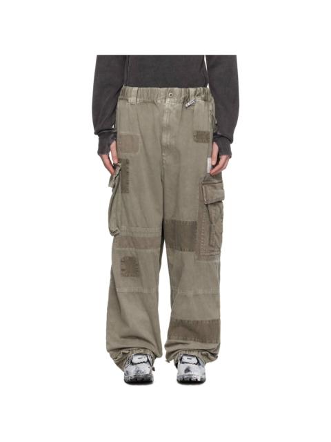 Maison MIHARAYASUHIRO Gray Repair Cargo Pants