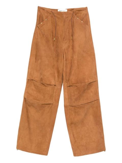 DARKPARK suede palazzo trousers