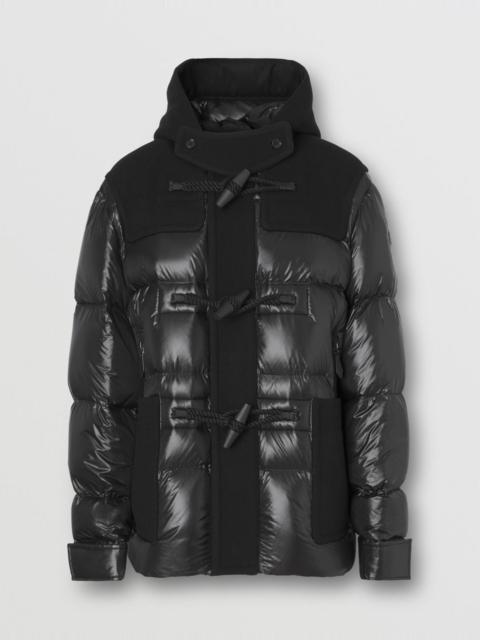 Burberry Nylon and Technical Wool Down-filled Duffle Coat