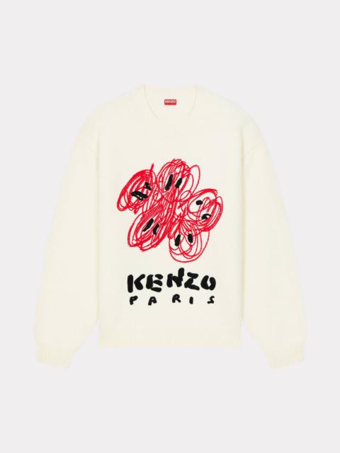 'KENZO Drawn Varsity' embroidered genderless jumper