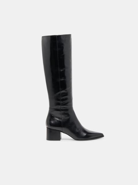 dolce vita KIRSON WIDE CALF BOOTS BLACK LEATHER