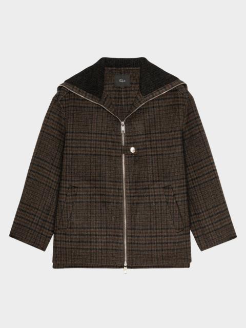 Rails Silves Plaid Wool-Blend Jacket