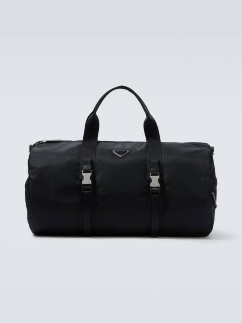 Prada Re-Nylon leather-trimmed duffel bag