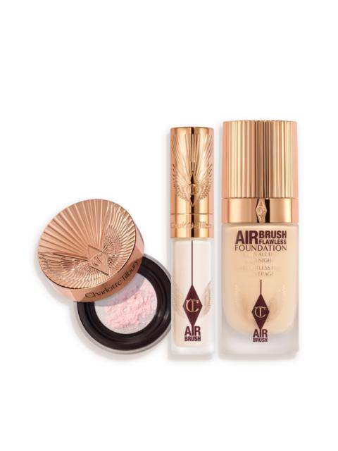 Charlotte Tilbury AIRBRUSH FLAWLESS PERFECT, CORRECT + BLUR SET Face Kit