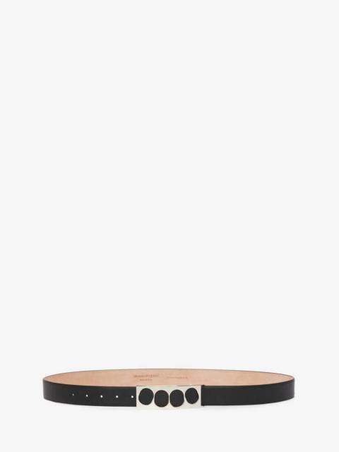 Alexander McQueen Men's The Grip Belt in Black