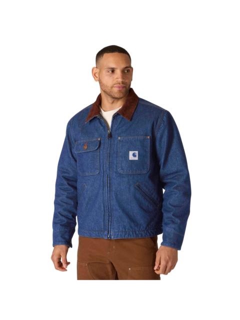 Carhartt Crafted Series Denim Sherpa Lined Chore Jacket