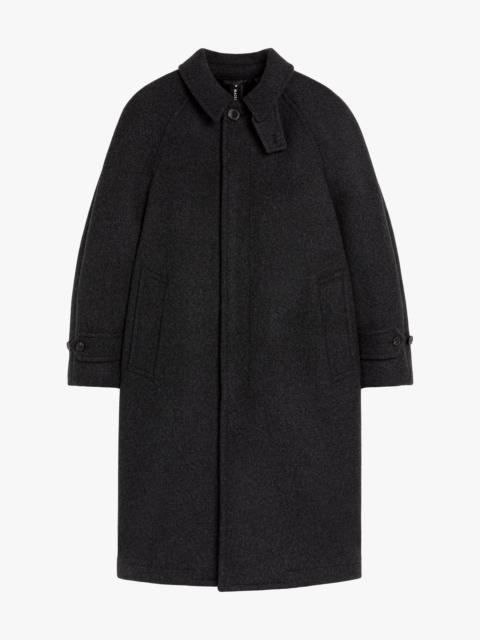 BOSTON GREY WOOL OVERCOAT