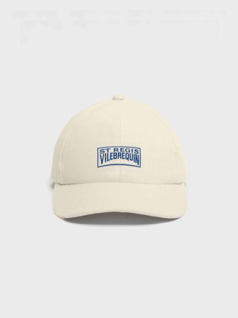 Vilebrequin Men Linen Cap Logo - Vilebrequin x St Regis