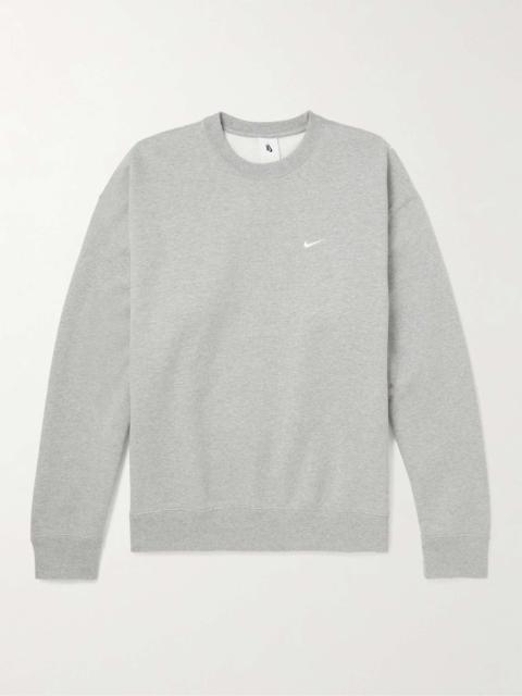 Nike Solo Swoosh Cotton-Blend Jersey Sweatshirt