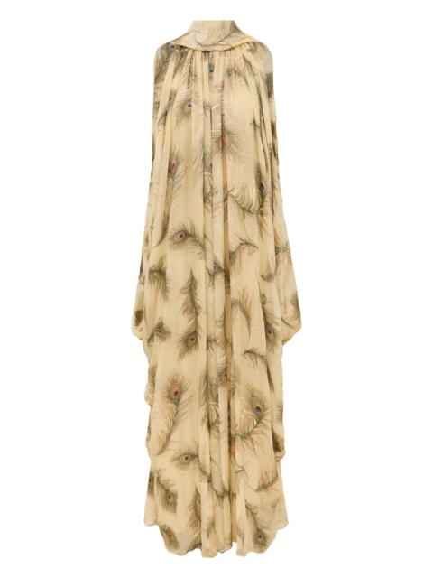 Zimmermann ASCENT BURNOUT HALTER DRESS