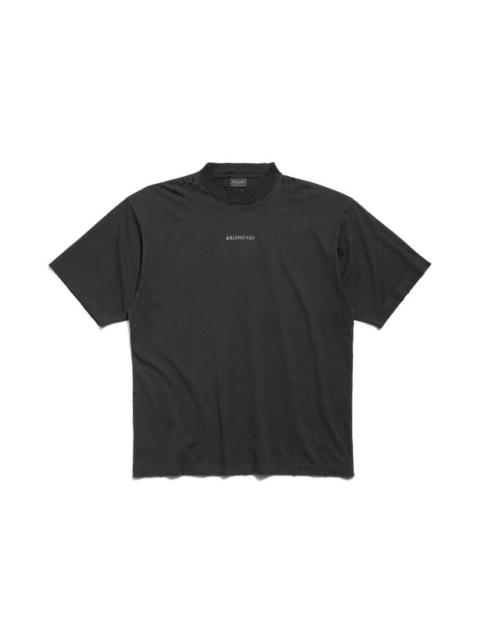 Balenciaga Back T-shirt Medium Fit in Black