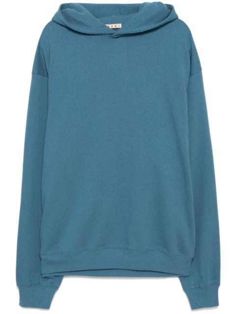 Marni logo-stitched hoodie