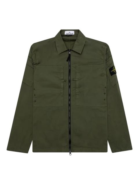 Stone Island Compass-badge zip-up jacket