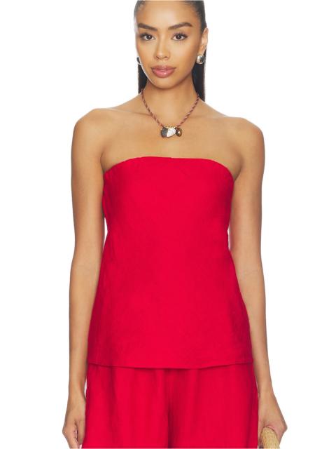 DONNI. The Linen Tube Top