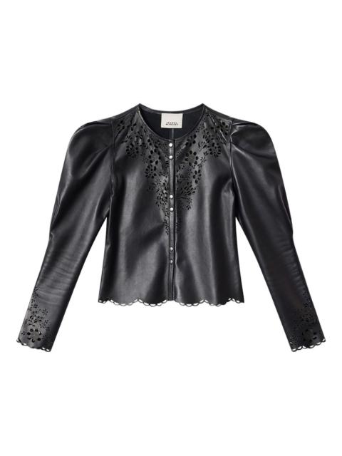 Isabel Marant Nerida floral-cutout shirt